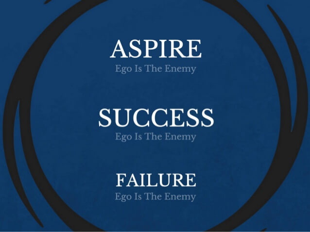Financial Glass - Aspire, Success, Failure - Ego is the Enemy